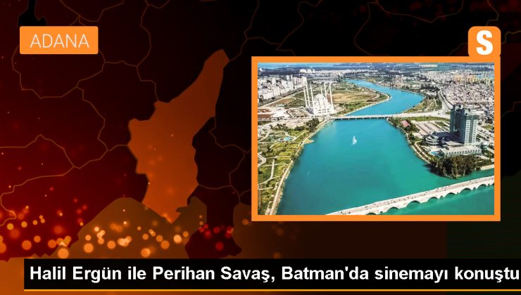 Halil Ergün ile Perihan Savaş, Batman’da sinemayı konuştu