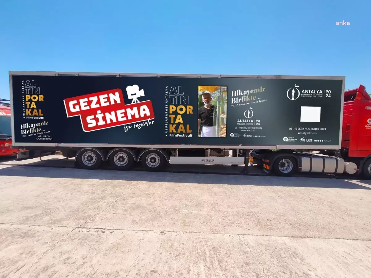 Sinema TIR’ı Antalya’nın İlçelerine Film Taşıyor